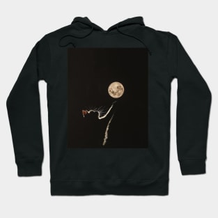 Cat Meets the Moon Hoodie